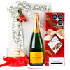 Regalo Gourmet con Champagne, Chocolates y Polvorones