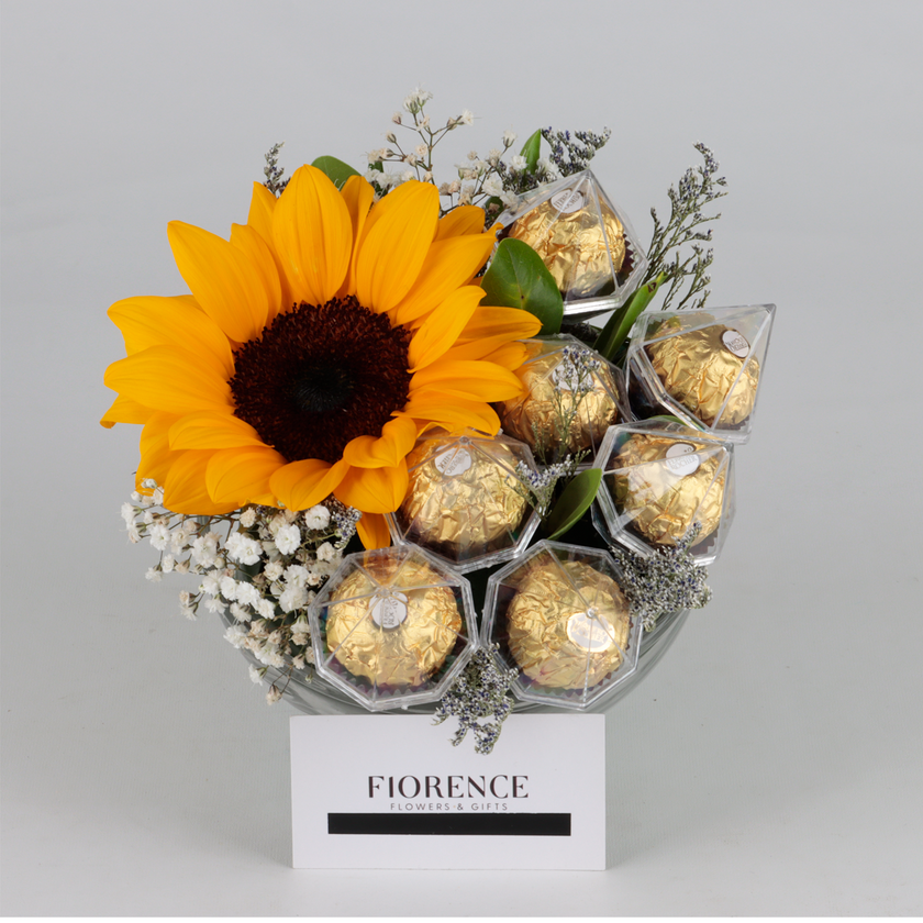 Girasol con Chocolates