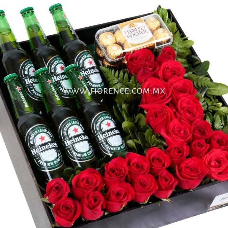 Caja de Rosas con Chocolates Eres Lo Más Especial