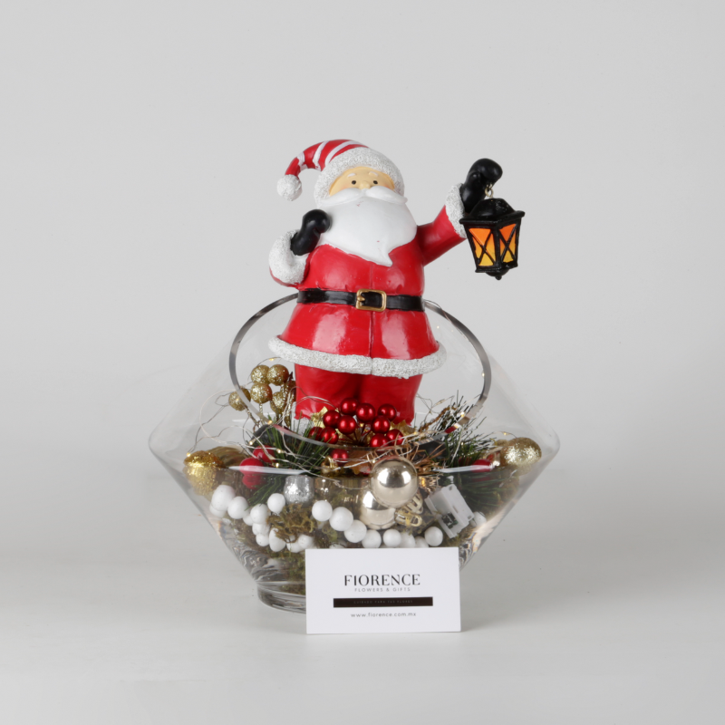 Decoración navideña de Papá Noel