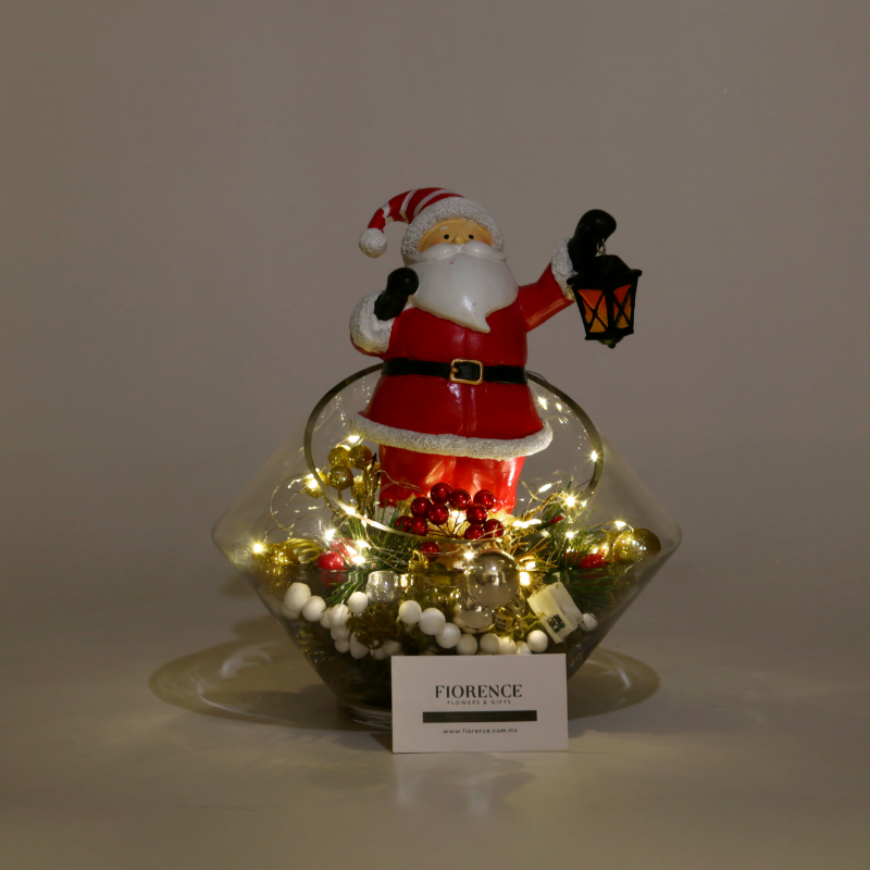 Decoración navideña de Papá Noel