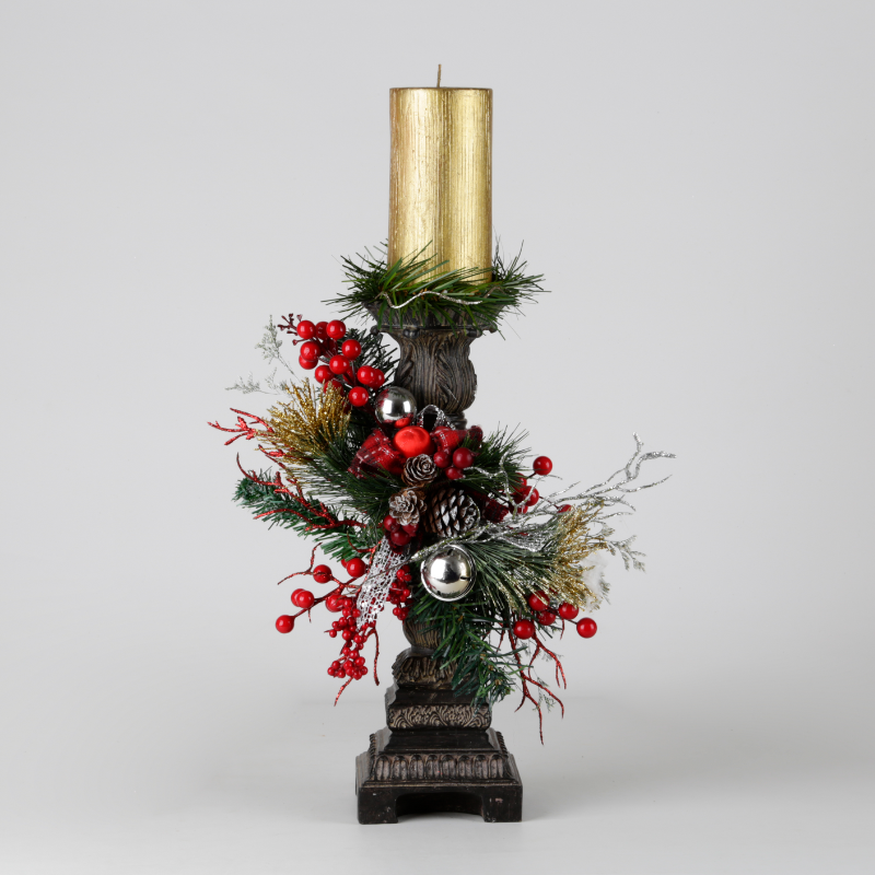 Candelabro Navideño Elegance