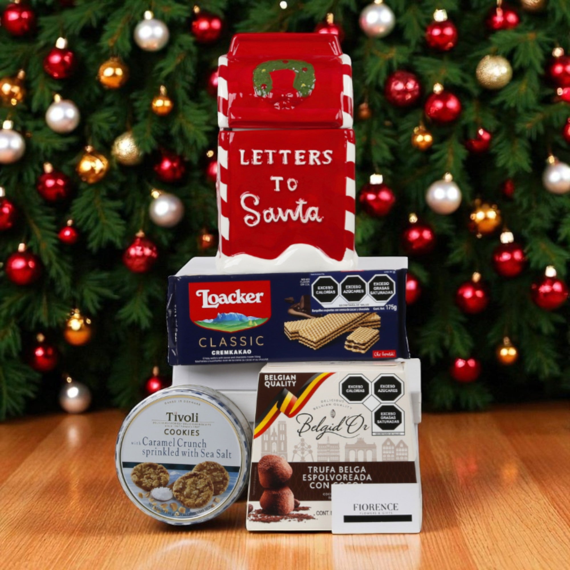 Galletero Cartas a Santa con Galletas y Trufas