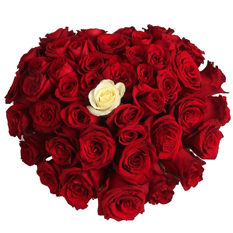 Beautiful Heart of Roses