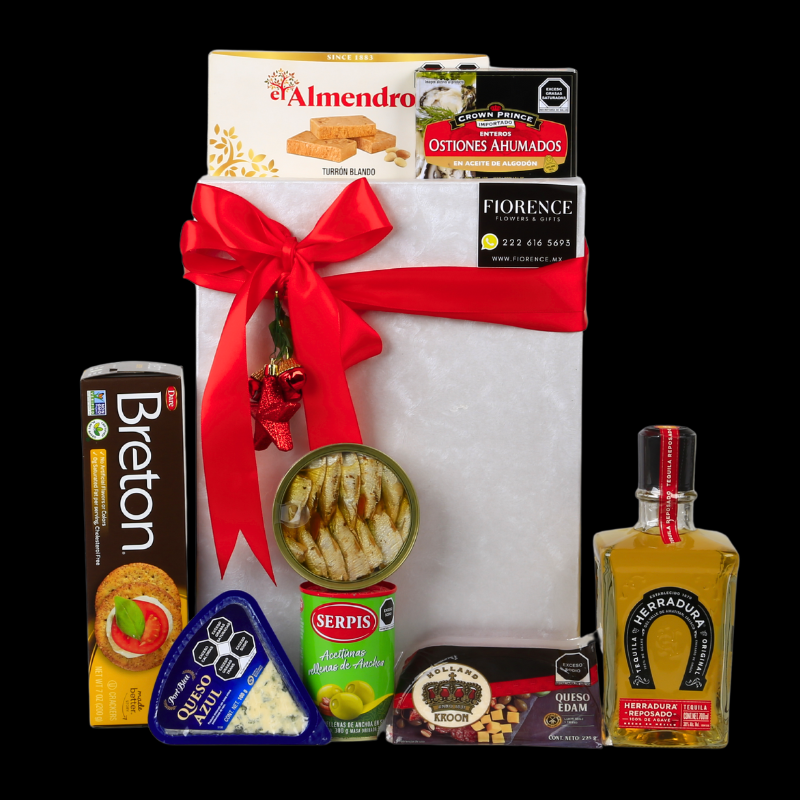 Regalo Navideño Gourmet con Tequila Herradura Reposado