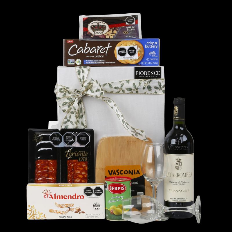 Regalo Gourmet con Vino Tinto Matarromera - Regalo Navideño