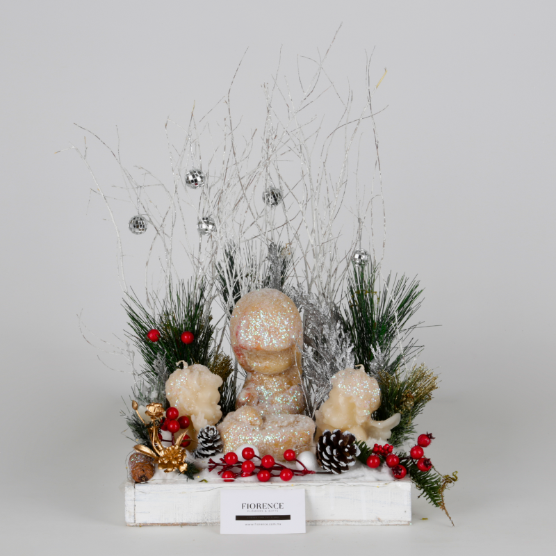 Hermoso Nacimiento Navideño de Cera