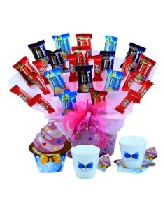Sweet Special Tea Set Candy Bouquet