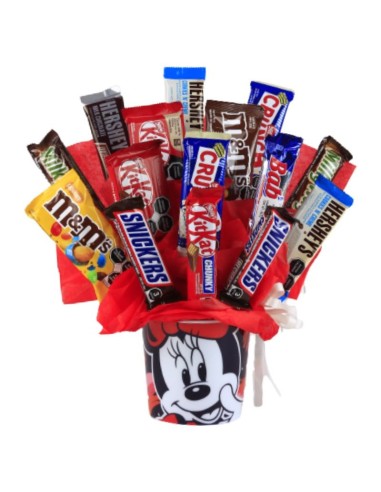 Great Chocolate Bucket Candy Bouquet