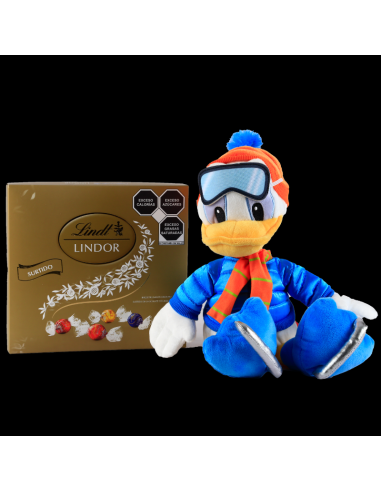 Pato Donald Esquiador con Chocolates