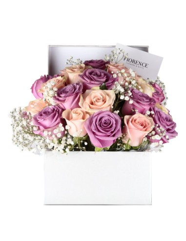 Hermosa Caja De Rosas