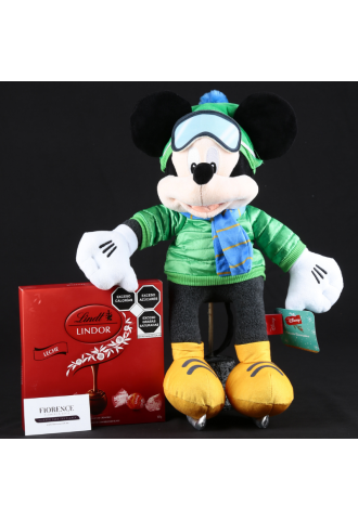Mickey Mouse Esquiador con Chocolates