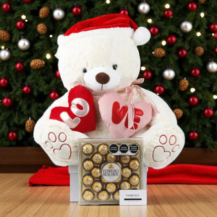 Oso de Peluche con Chocolates 