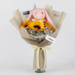 Ramo de Girasoles con Osito de Peluche