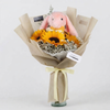 Ramo de Girasoles con Osito de Peluche