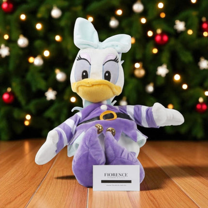Peluche Navideño de Minnie o Daisy con Galletas y Chocolates