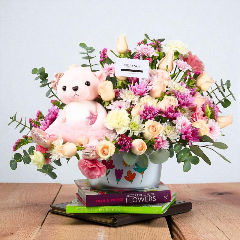 ¡Su primer arreglo floral!