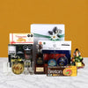 Caja Navideña de Regalo Tequila 1800 Añejo Gourmet y Productos Gourmet