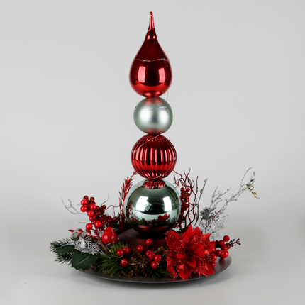 Pino Navideño Minimalista de Esferas