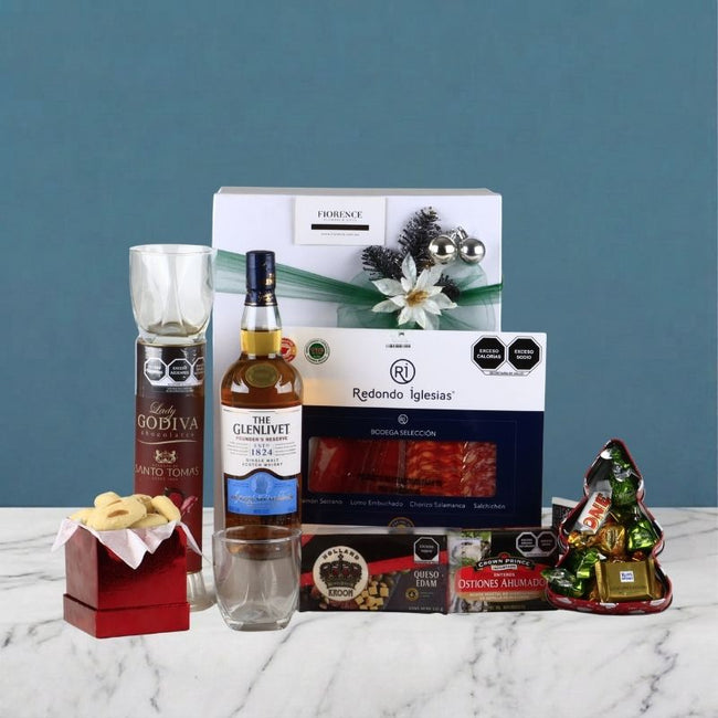 Glenlivet Founder's Reserve Christmas Gift Box – Charcuterie & Godiva