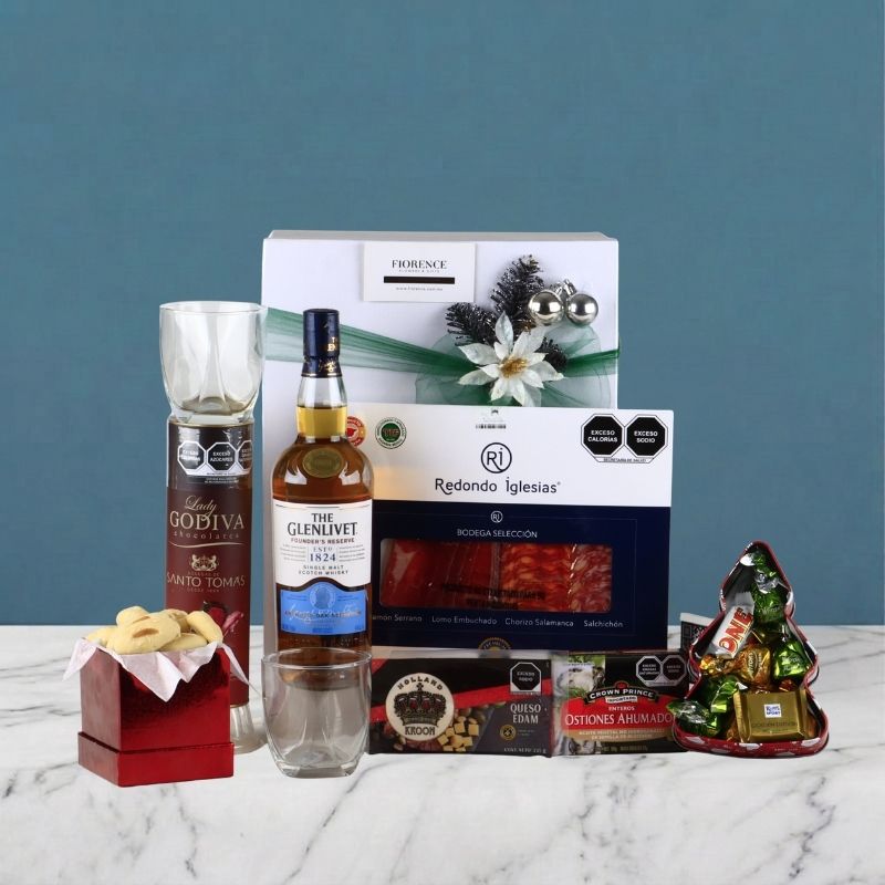 Glenlivet Founder's Reserve Christmas Gift Box – Charcuterie & Godiva
