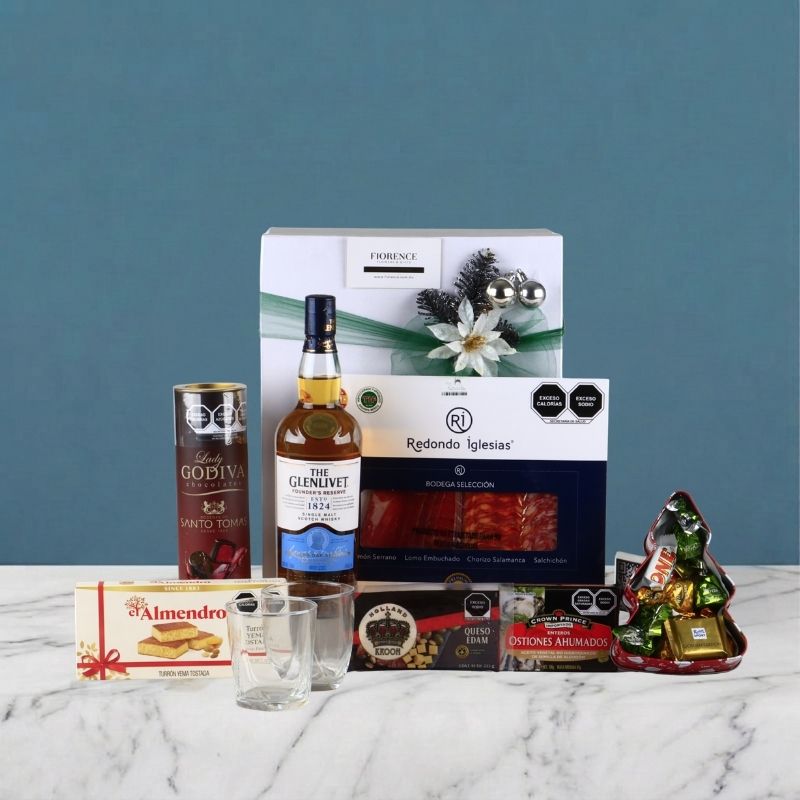 Glenlivet Founder's Reserve Christmas Gift Box – Charcuterie & Godiva