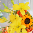 Yellow Flowers Bouquet with Lilies