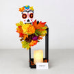 Linterna Otoñal con Calavera de Azúcar