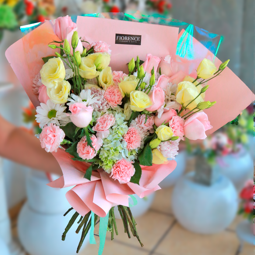 Ramo en tonos Pastel para Amaya