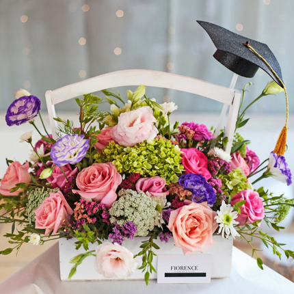 Caja Floral para Graduados