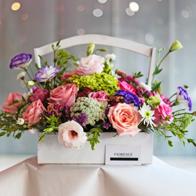 Floral box for graduating students