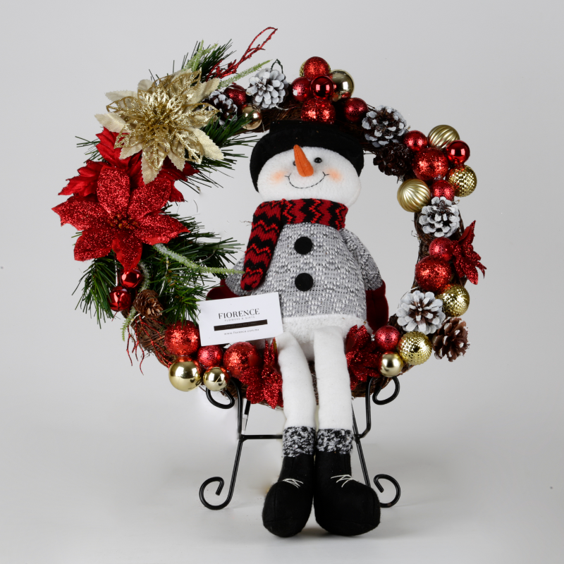 Frosty The Snowman Christmas Wreath