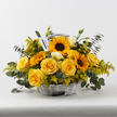 Felicity Basket with sunflowers and roses