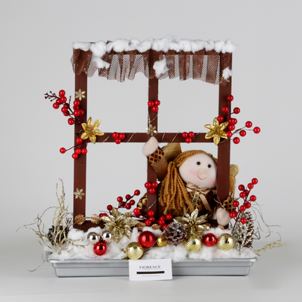 Tierno Ángel Esperando la Navidad/Decoración Navideña