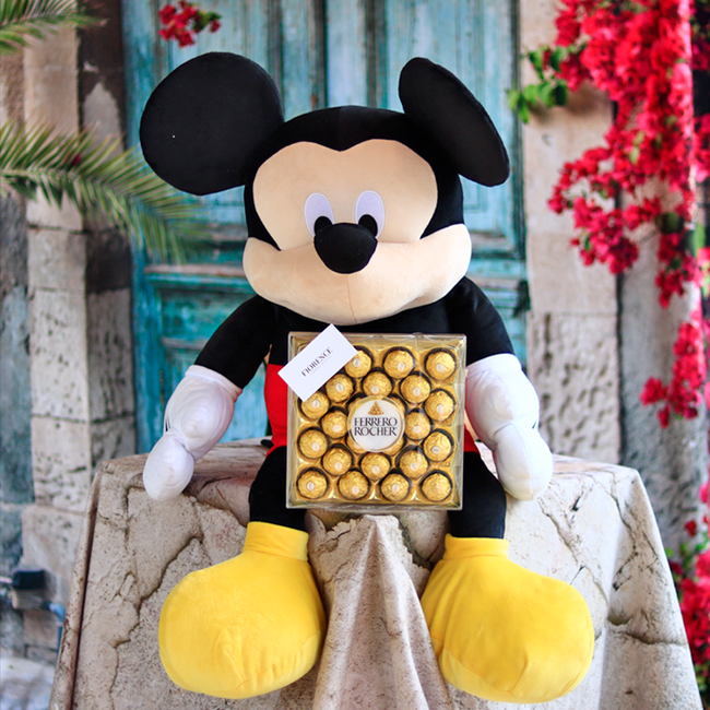 Mickey Mouse Plushie with Chocolates