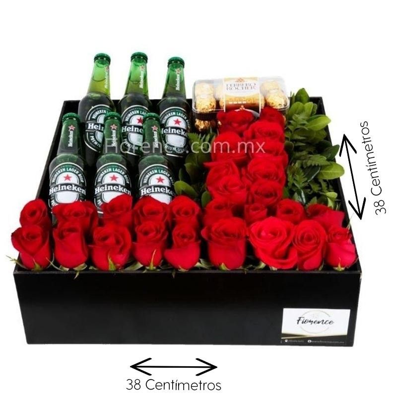 Caja de Rosas con Chocolates Eres Lo Más Especial