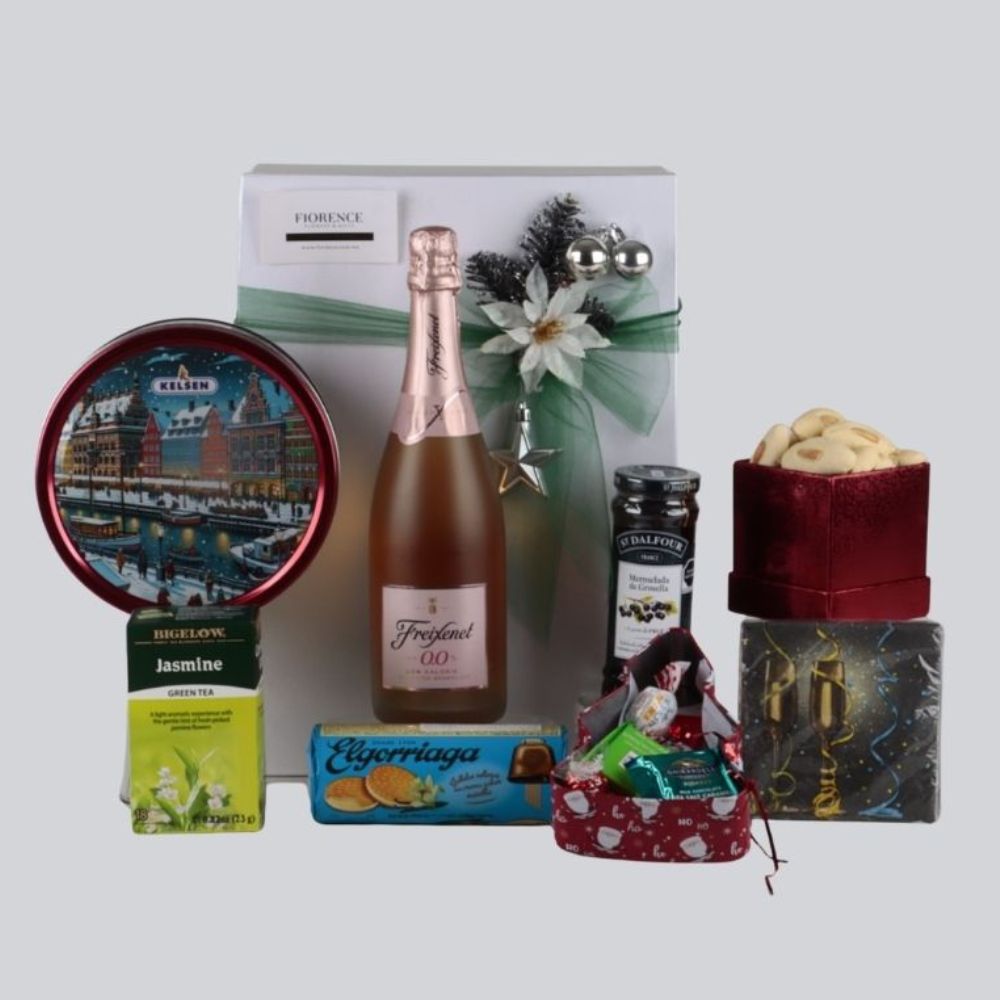 Premium Alcohol-Free Christmas Gift: Freixenet Rosé, La Mère Poulard Chocolates and More