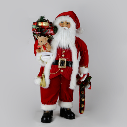 Santa Claus con Regalos, Tamaño Grande