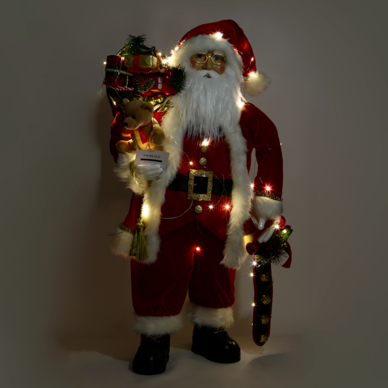 Santa Claus con Regalos, Tamaño Grande