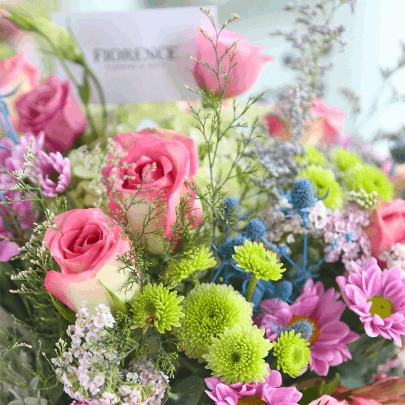 Arreglo Lisa con flores mixtas