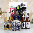 Regalo Navideño con Cervezas Corona y Amstel Ultra, Tarro de Talavera y Botanas