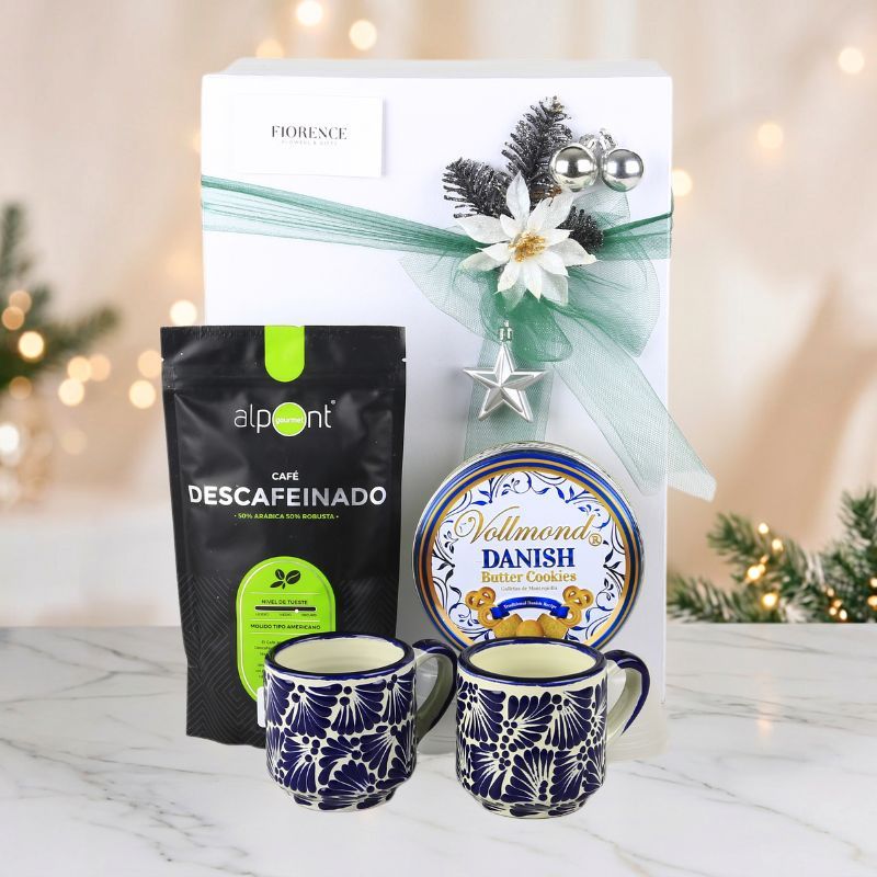 Regalo Navideño con Café Alpont, Galletas Vollmond y Tazas de Talavera