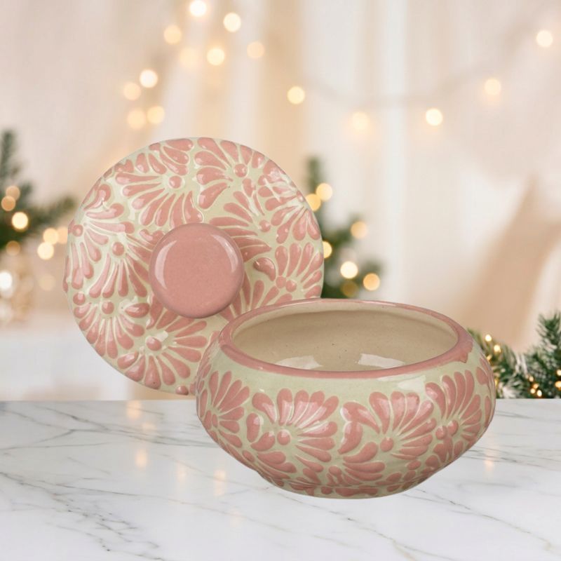 Sweet Christmas Gift | Gourmet Tea, Jam, and a Talavera Trinket Box