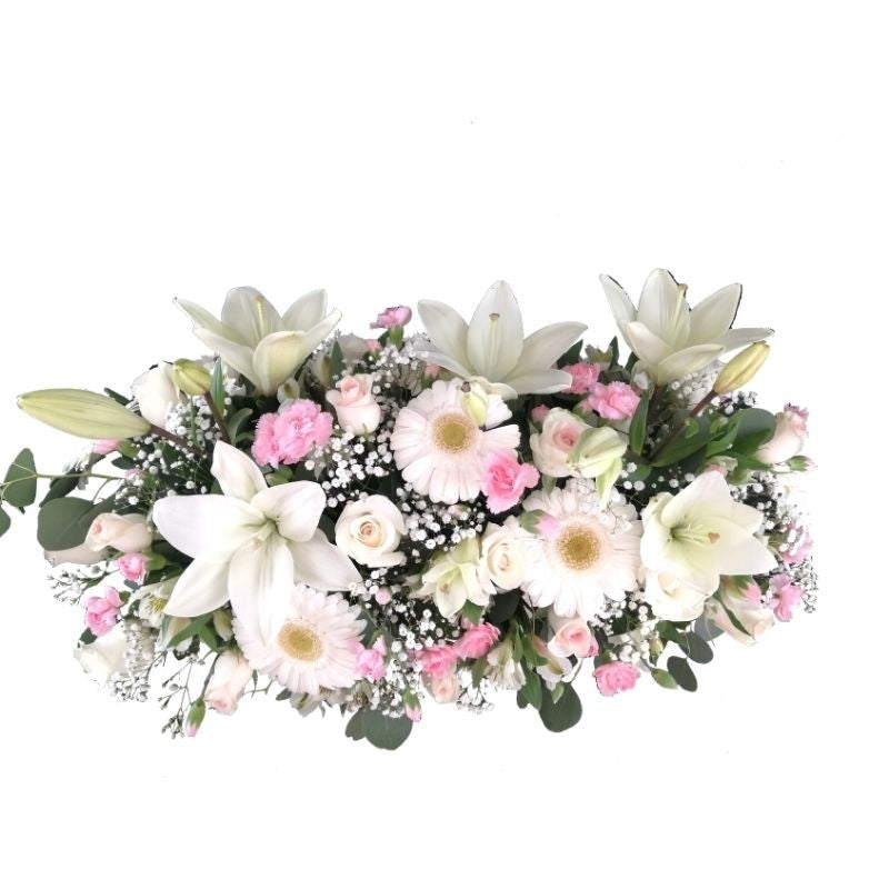 Arreglo Floral de Corazón Contigo