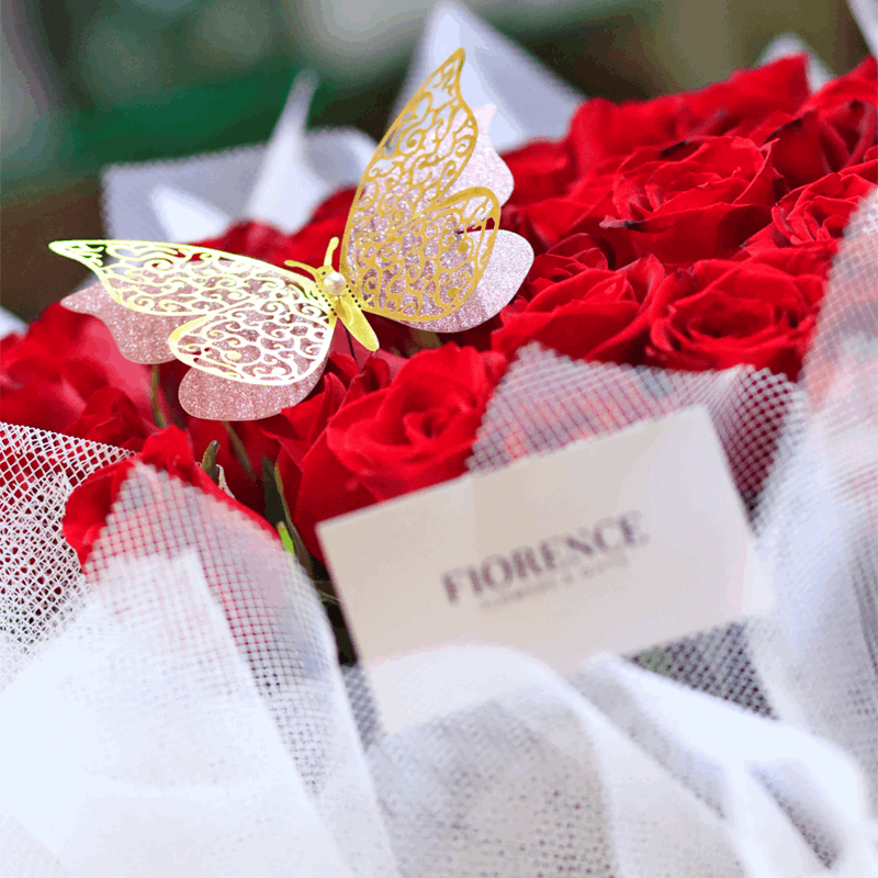 Magnífico Ramo de 50 Rosas rojas