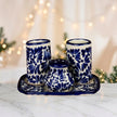 Christmas Gift Box with 1800 Añejo Tequila and Talavera Tequila Shot Glasses