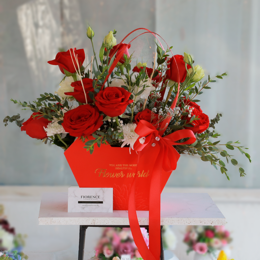 “Jardín de Amor” Bolsa Floral