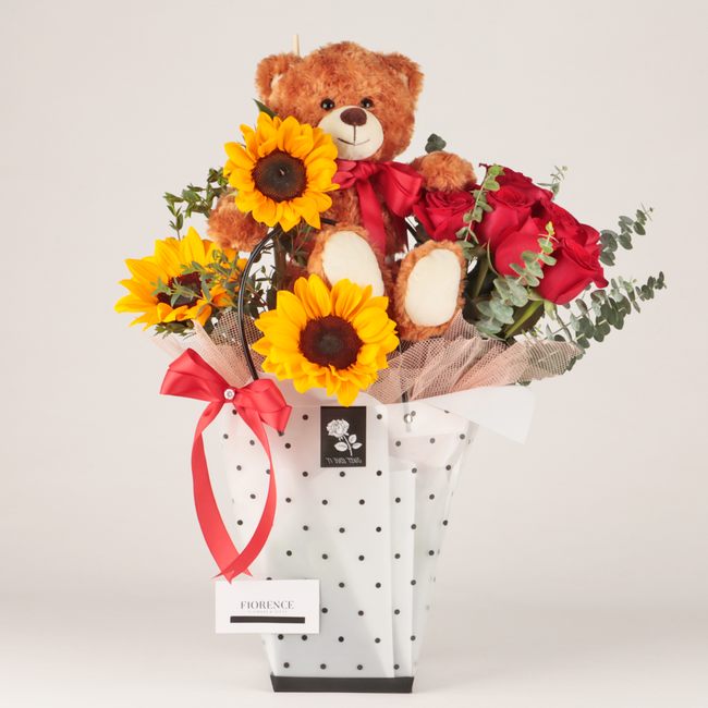 “Mi amor solo para ti” Bolsa Floral.