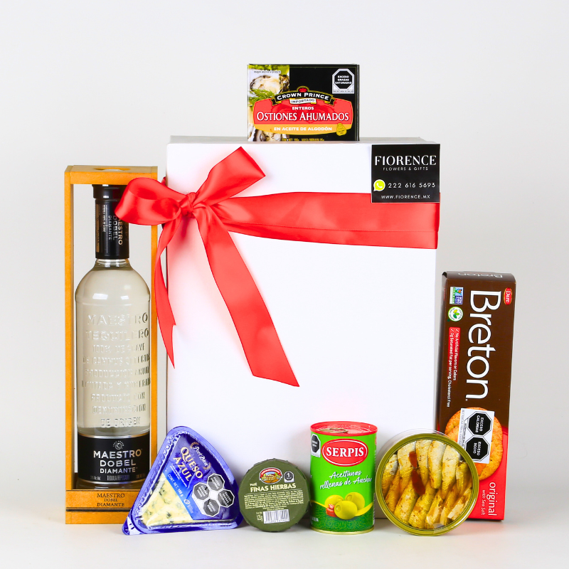 Regalo Gourmet con Tequila y Variedad de Productos