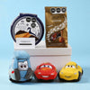 Cars plushies with chocolates and cookies